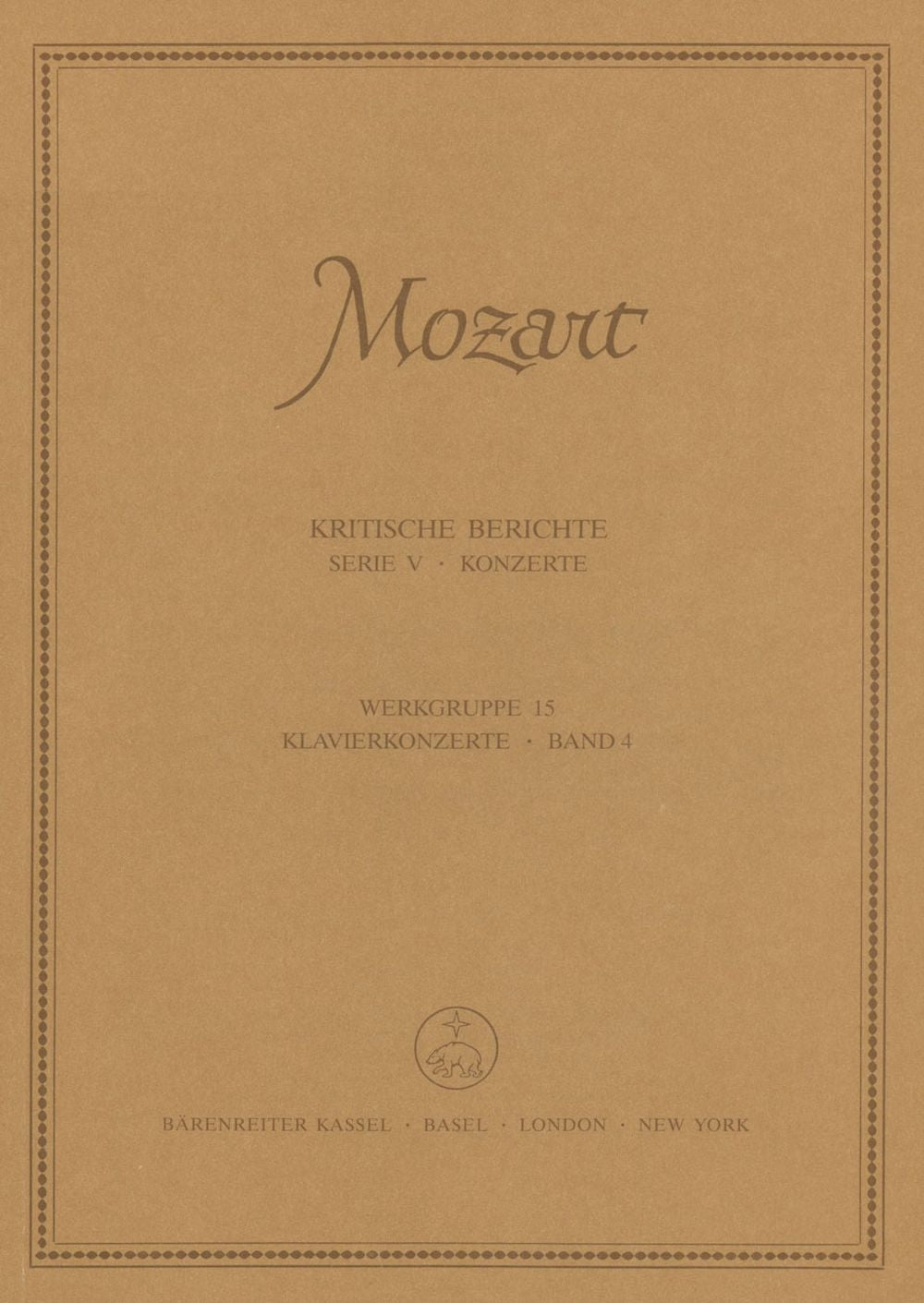 Klavierkonzerte, Band 4