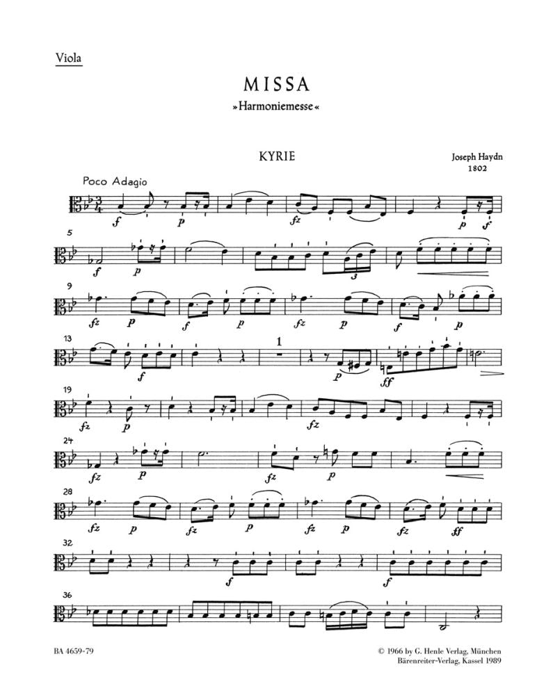 Haydn: Missa B-flat major Hob.XXII:14 Harmony Mass