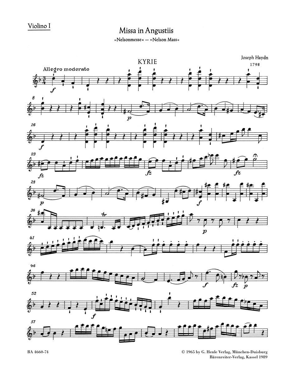 Haydn: Missa in angustiis Hob.XXII:11 Nelsonmesse