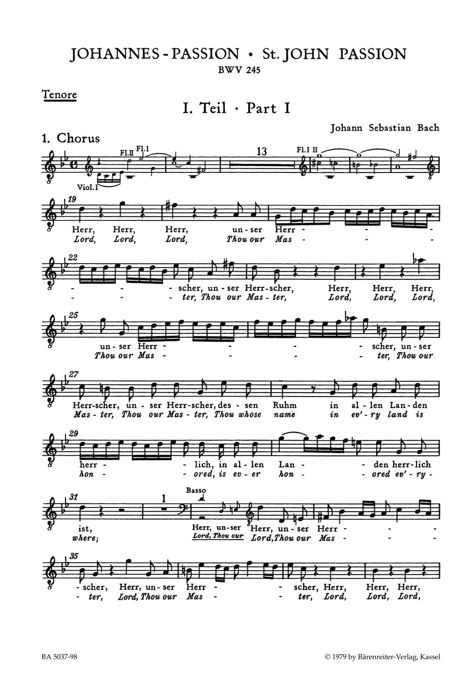 Bach: Johannes-Passion - St John Passion BWV 245