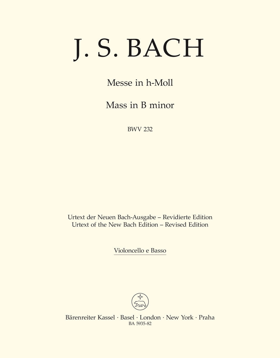 Bach: Mass B minor BWV 232