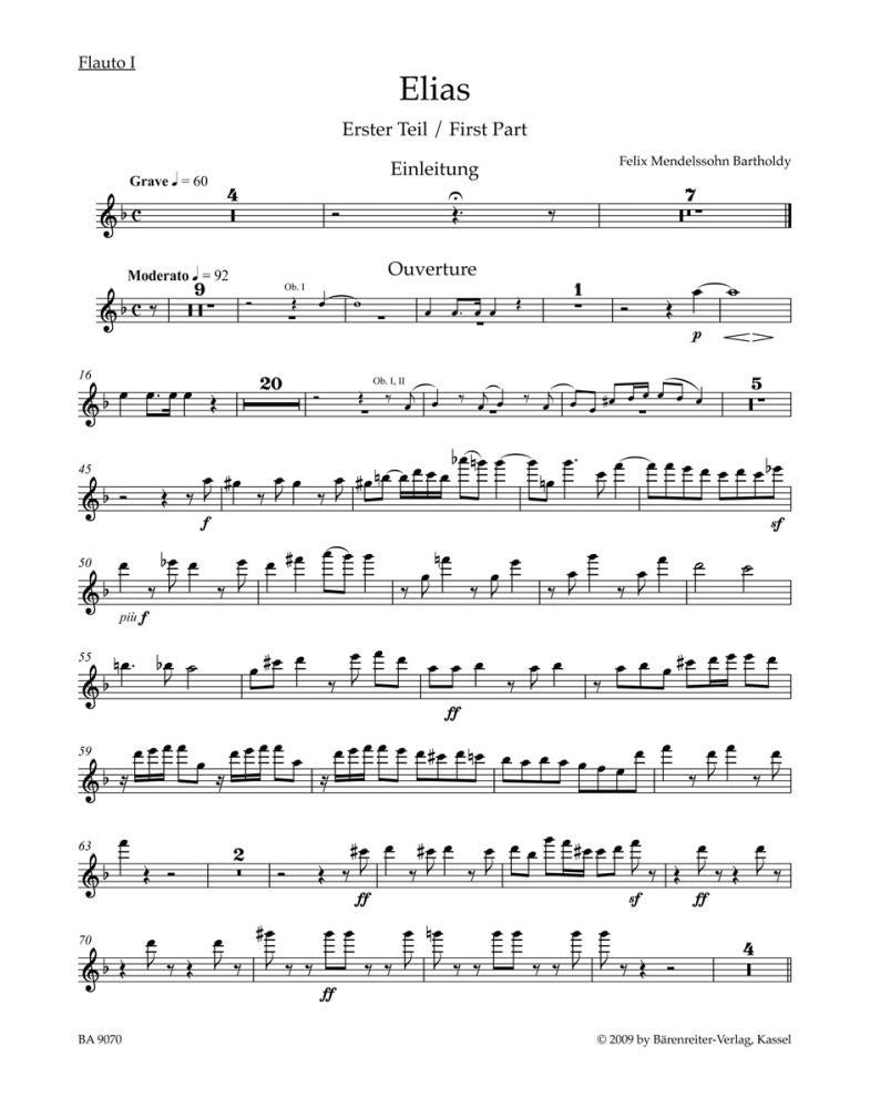 Mendelssohn: Elias (Elijah) Op. 70 (Set)