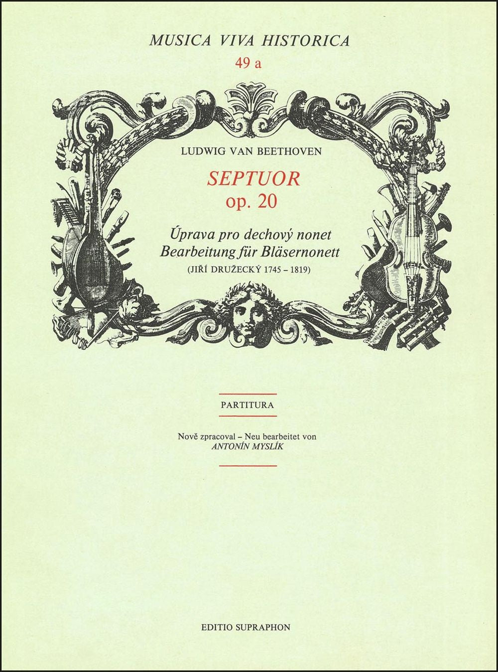 Ludwig van Beethoven: Septuor op. 20 (Partituur)