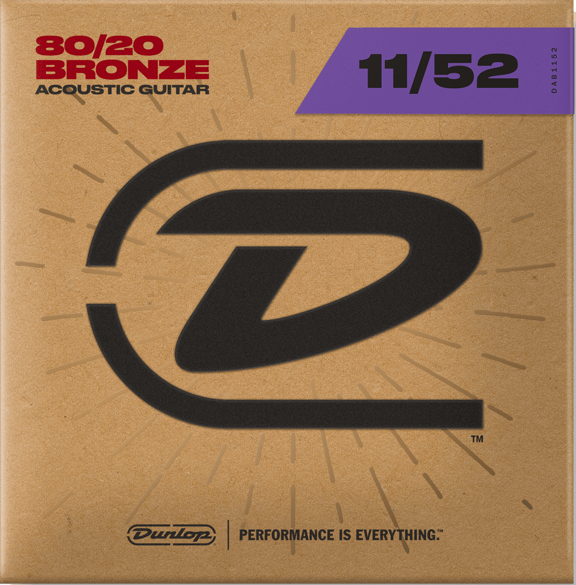 Dunlop 80/20 Bronze Akoestische Gitaarsnaren Medium Light 11-52
