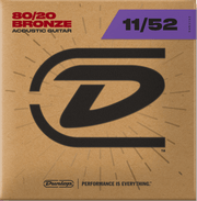 Dunlop 80/20 Bronze Akoestische Gitaarsnaren Medium Light 11-52