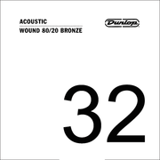 Dunlop 80/20 Bronze Losse Akoestische Gitaarsnaar .032