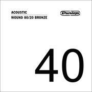 Dunlop 80/20 Bronze Losse Akoestische Gitaarsnaar .040