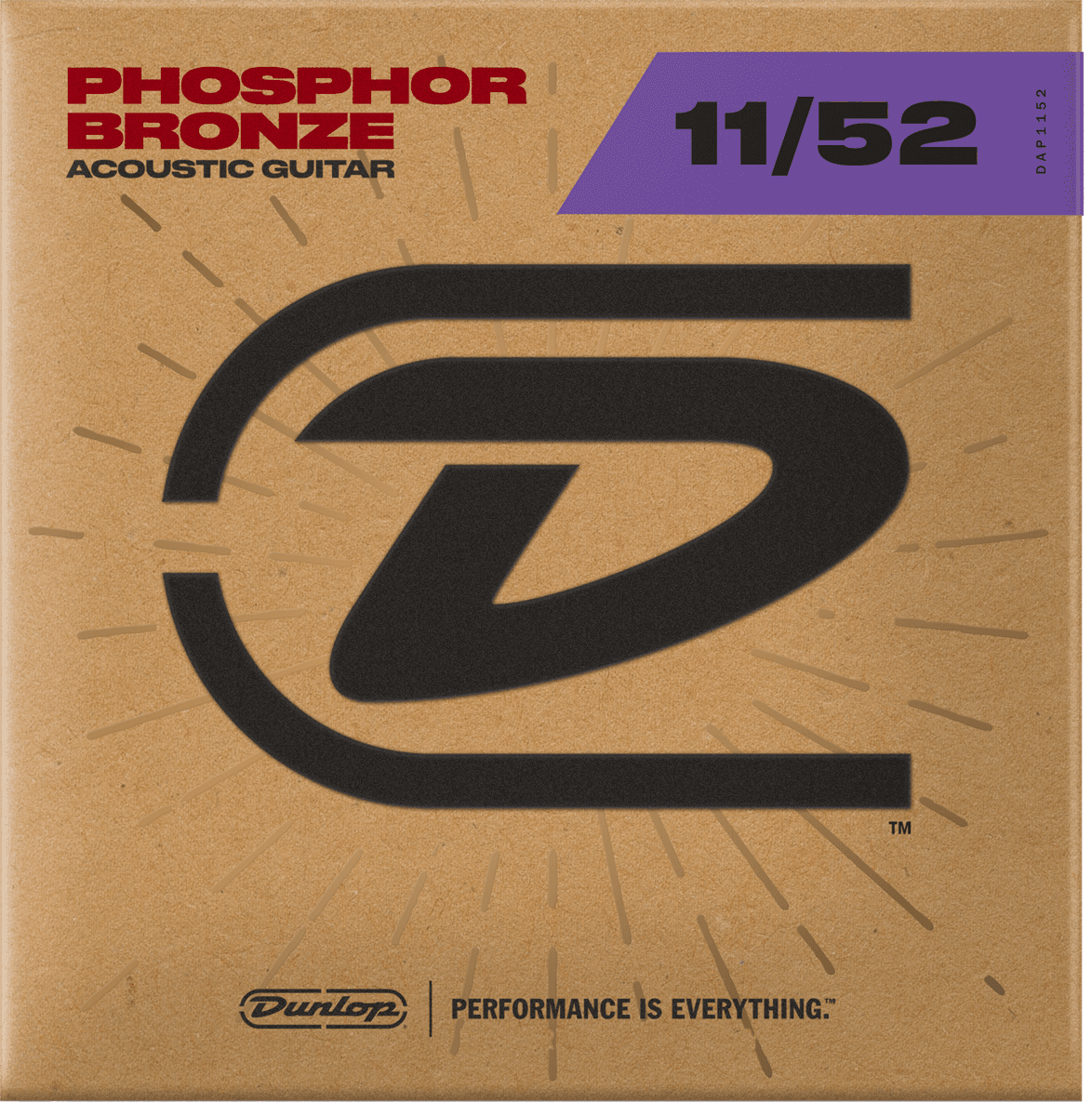 Dunlop Phosphor Bronze Akoestische Gitaarsnaren Medium Light 11-52