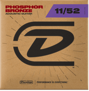 Dunlop Phosphor Bronze Akoestische Gitaarsnaren Medium Light 11-52
