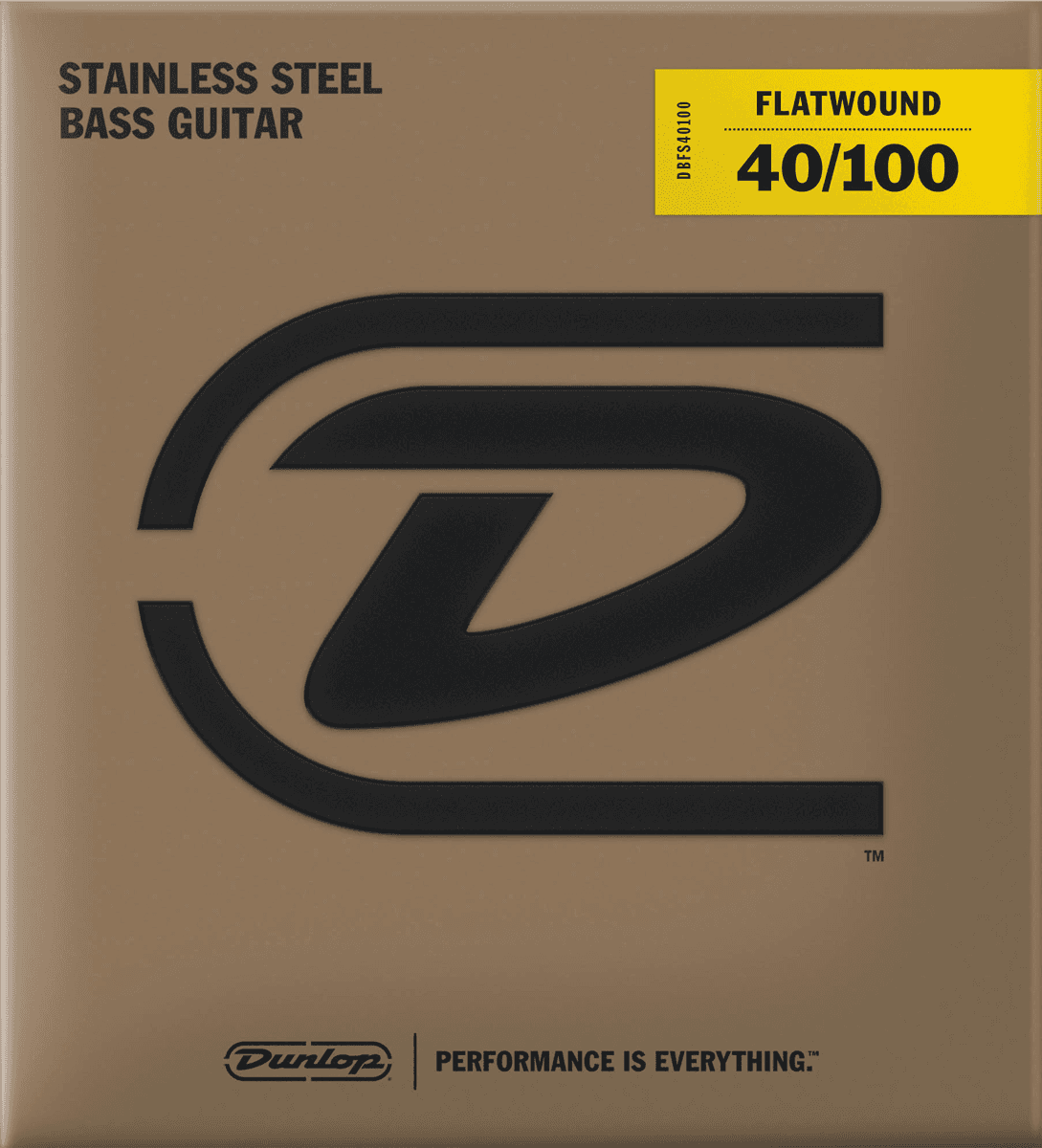 Dunlop Flatwound Basgitaarsnaren Long Scale 40-100