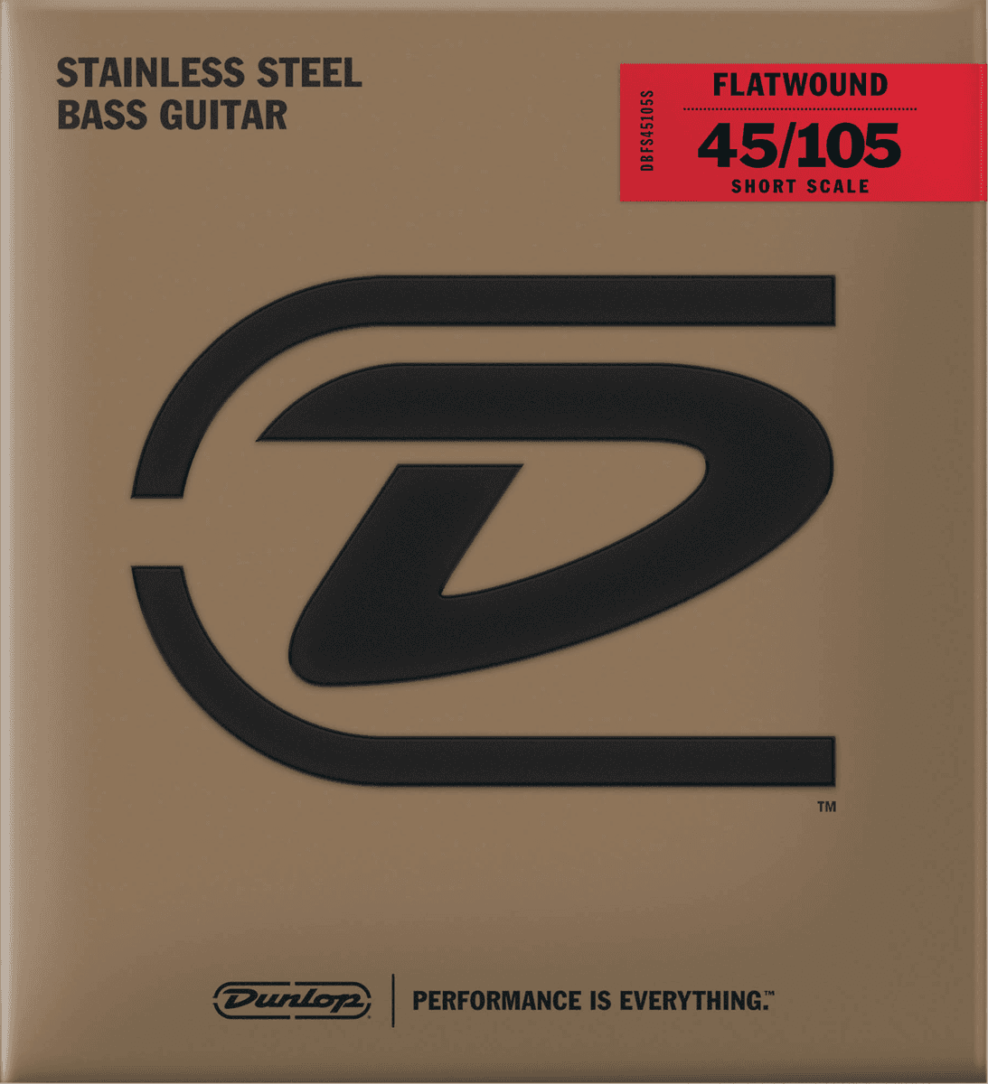 Dunlop Flatwound Basgitaarsnaren Short Scale 45-60-80-105