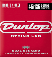 Dunlop Hybrid Nickel Basgitaarsnaren 45-125