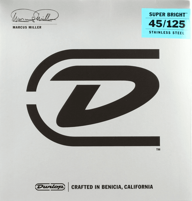 Dunlop Marcus Miller Super Bright Basgitaarsnaren Long Scale 45-125