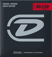 Dunlop Nickel Wound Basgitaarsnaren Tapered 30-130