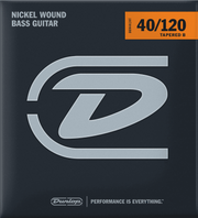 Dunlop Nickel Wound Basgitaarsnaren Tapered 40-120