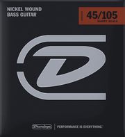 Dunlop Nickel Wound Basgitaarsnaren Short Scale 45-105