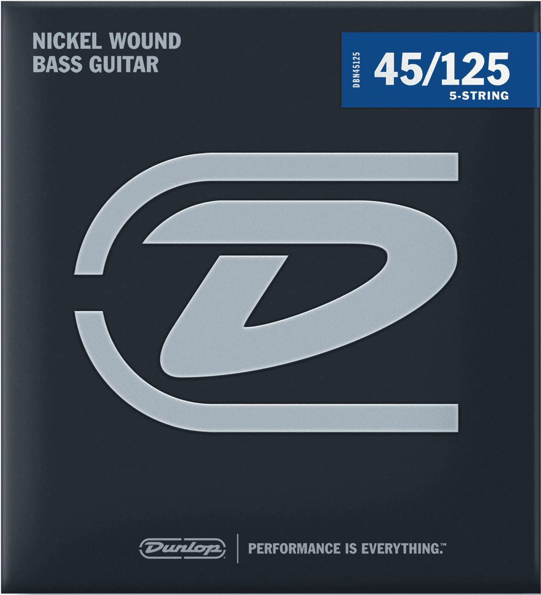 Dunlop Nickel Wound Basgitaarsnaren 45-125