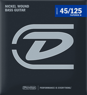 Dunlop Nickel Wound Basgitaarsnaren Tapered 45-125