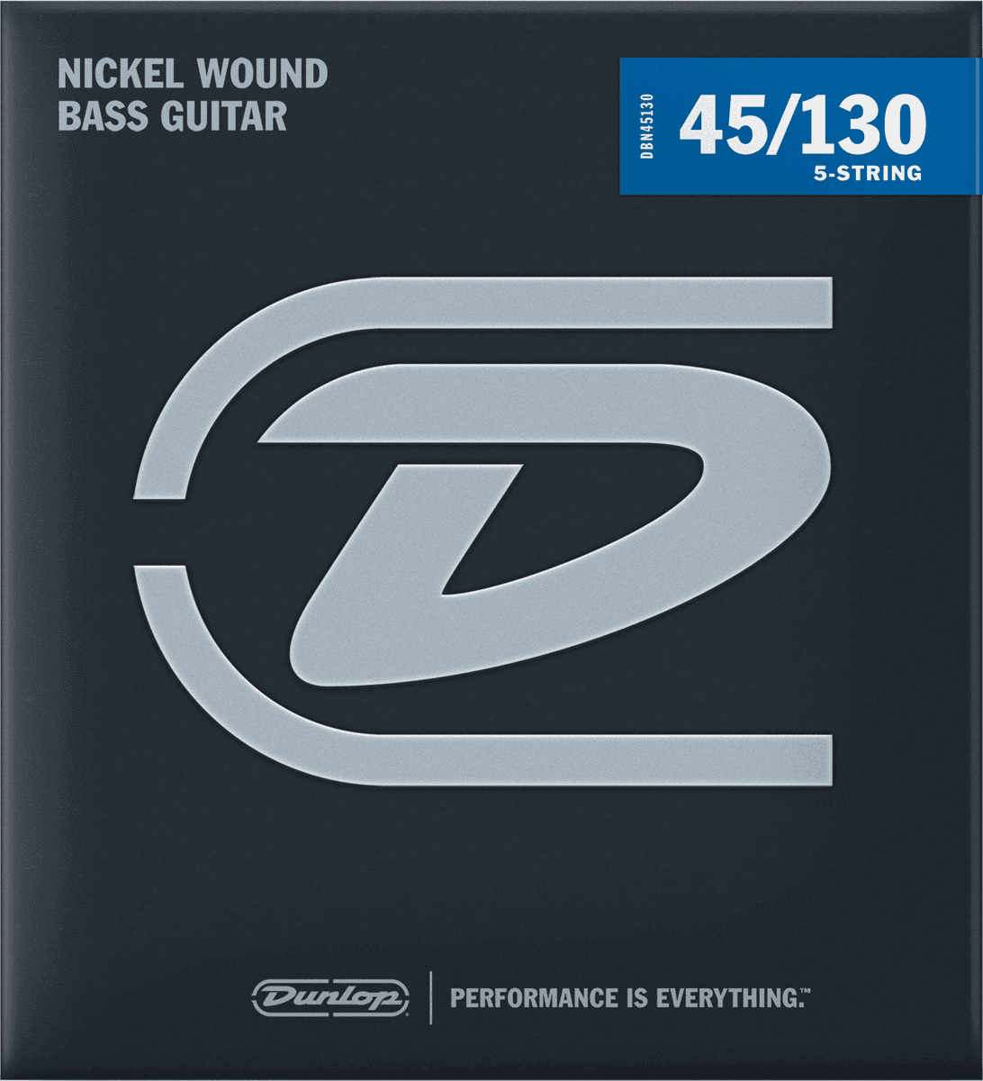 Dunlop Nickel Wound Basgitaarsnaren Long Scale 45-130