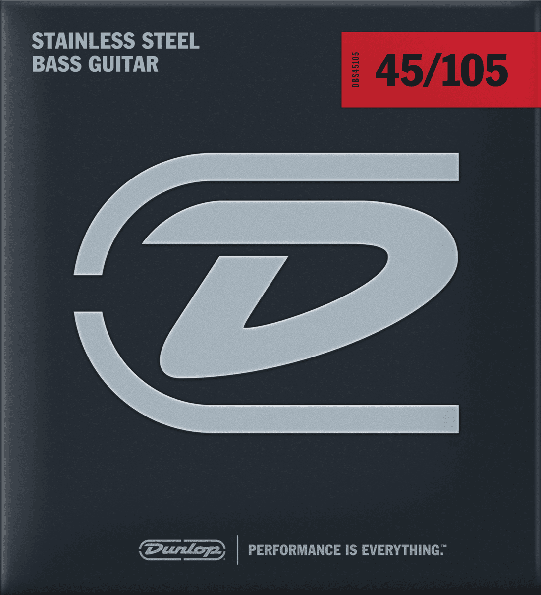 Dunlop Stainless Steel Basgitaarsnaren Long Scale 45-105