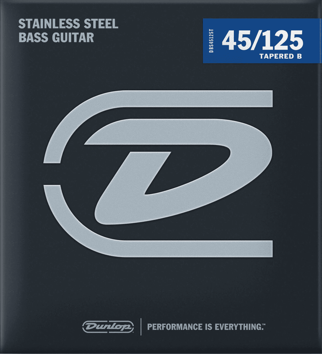 Dunlop Stainless Steel Basgitaarsnaren Tapered 45-125