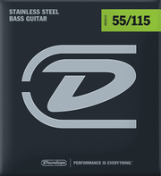 Dunlop Stainless Steel Basgitaarsnaren 55-115