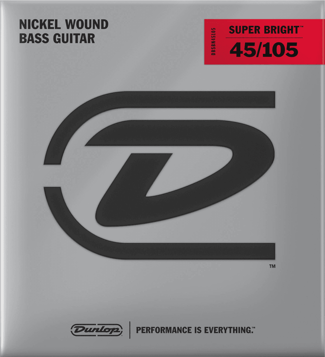 Dunlop Super Bright Nickel Wound Basgitaarsnaren Long Scale 45-105