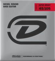 Dunlop Super Bright Nickel Wound Basgitaarsnaren Long Scale 45-105