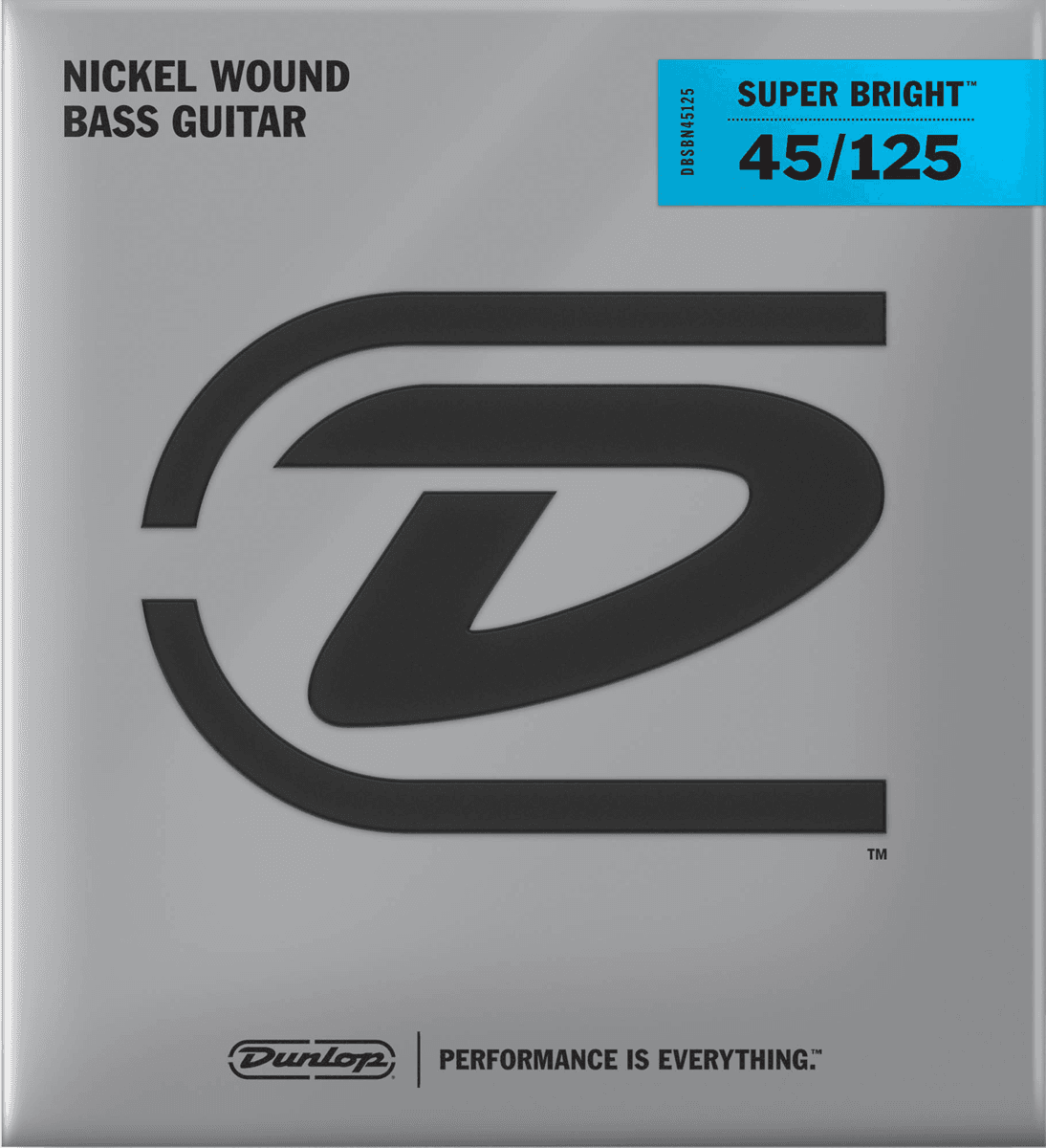 Dunlop Super Bright Nickel Wound Basgitaarsnaren Long Scale 45-125