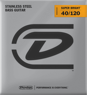 Dunlop Super Bright Stainless Steel Basgitaarsnaren Short Scale 40-120
