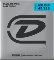 Dunlop Super Bright Stainless Steel Basgitaarsnaren Medium Scale 45-125