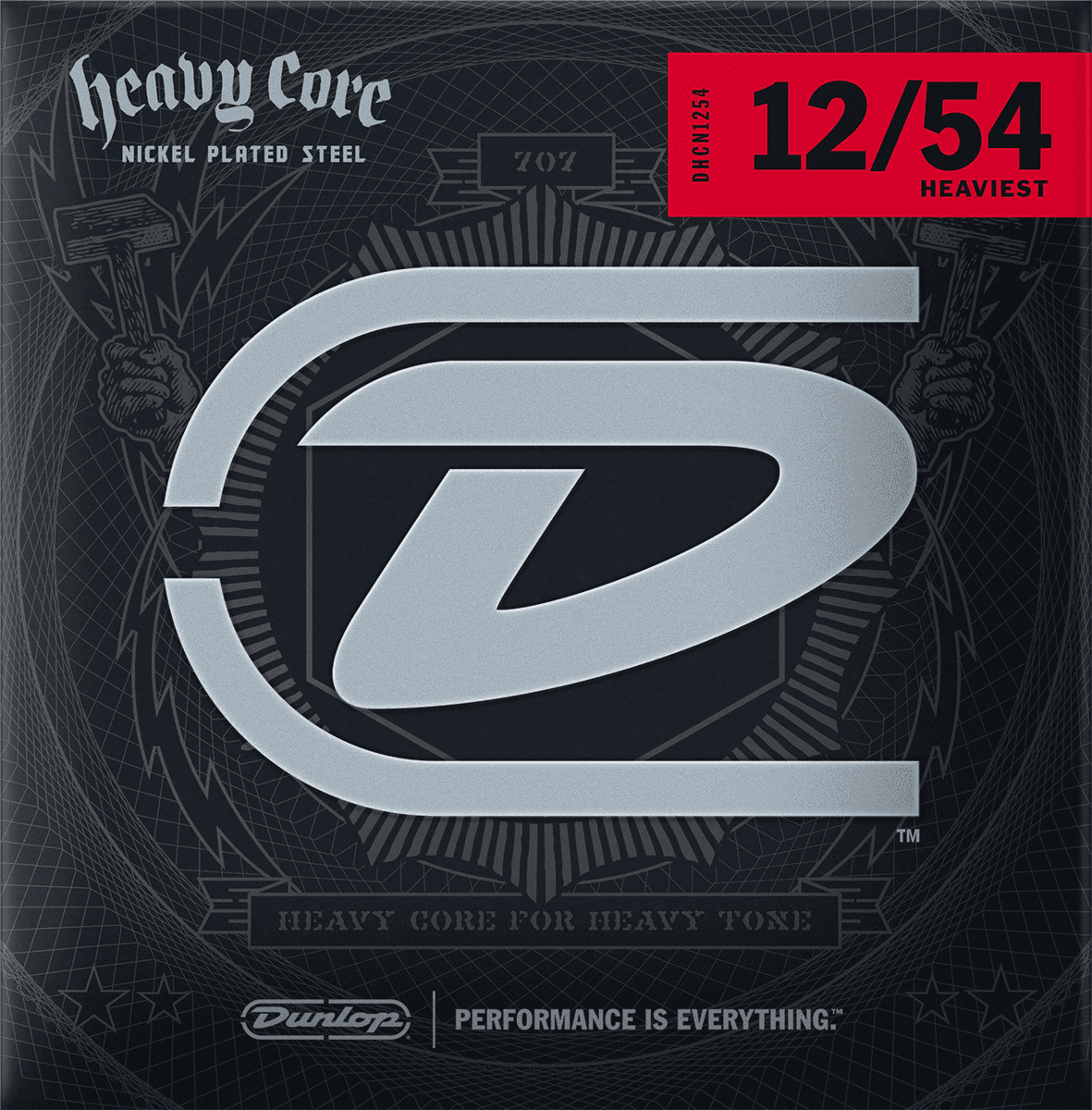 Dunlop Heavy Core Elektrische Gitaarsnaren Heavy 12-54