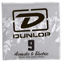 Dunlop Plain Steel Losse Elektrische Gitaarsnaar .009