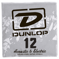 Dunlop Plain Steel Losse Elektrische Gitaarsnaar .012