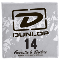 Dunlop Plain Steel Losse Elektrische Gitaarsnaar .014