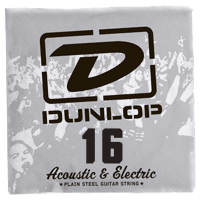 Dunlop Plain Steel Losse Elektrische Gitaarsnaar .016