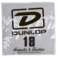 Dunlop Plain Steel Losse Elektrische Gitaarsnaar .018