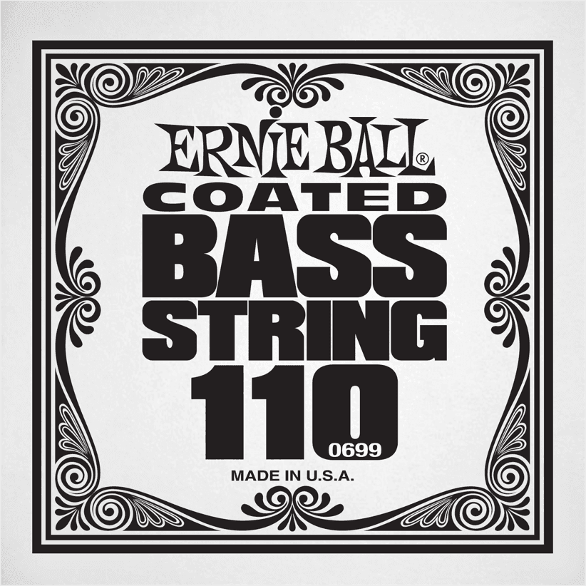 Ernie Ball Slinky Coated Bass Basgitaarsnaar Nickel Wound 110