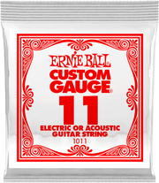 Ernie Ball Slinky Nickel Wound Elektrische Gitaarsnaar Plain Steel 011 6-pack