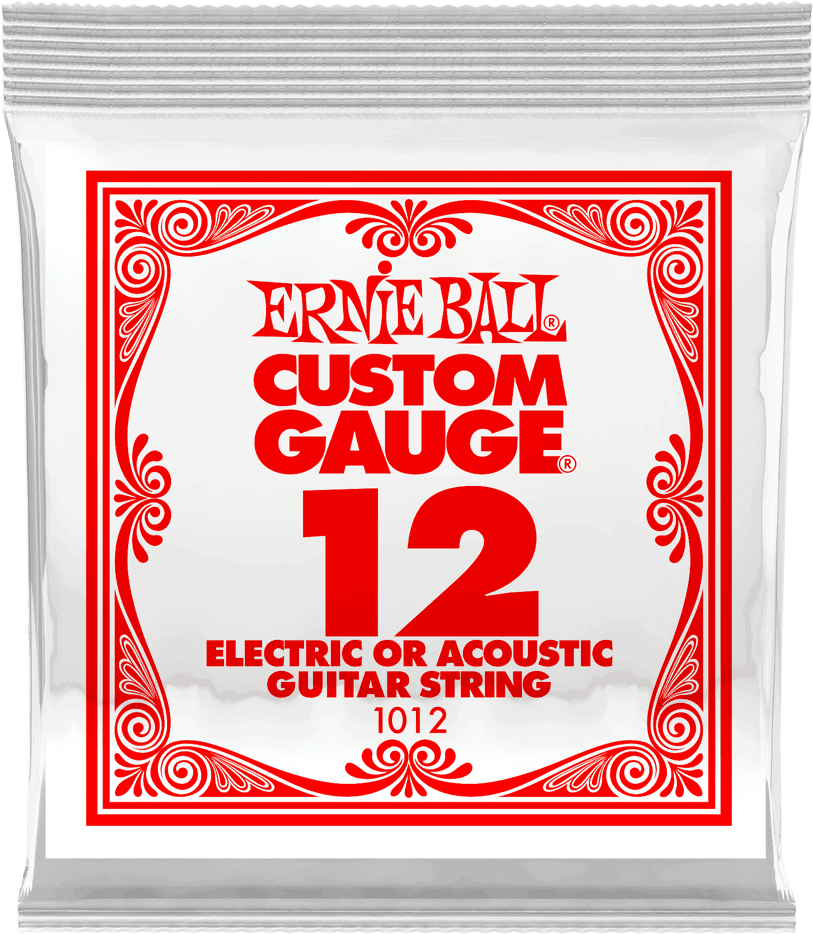 Ernie Ball Slinky Nickel Wound Elektrische Gitaarsnaar Plain Steel 012 6-pack