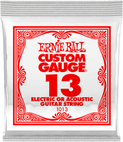 Ernie Ball Slinky Nickel Wound Elektrische Gitaarsnaar Plain Steel 013 6-pack