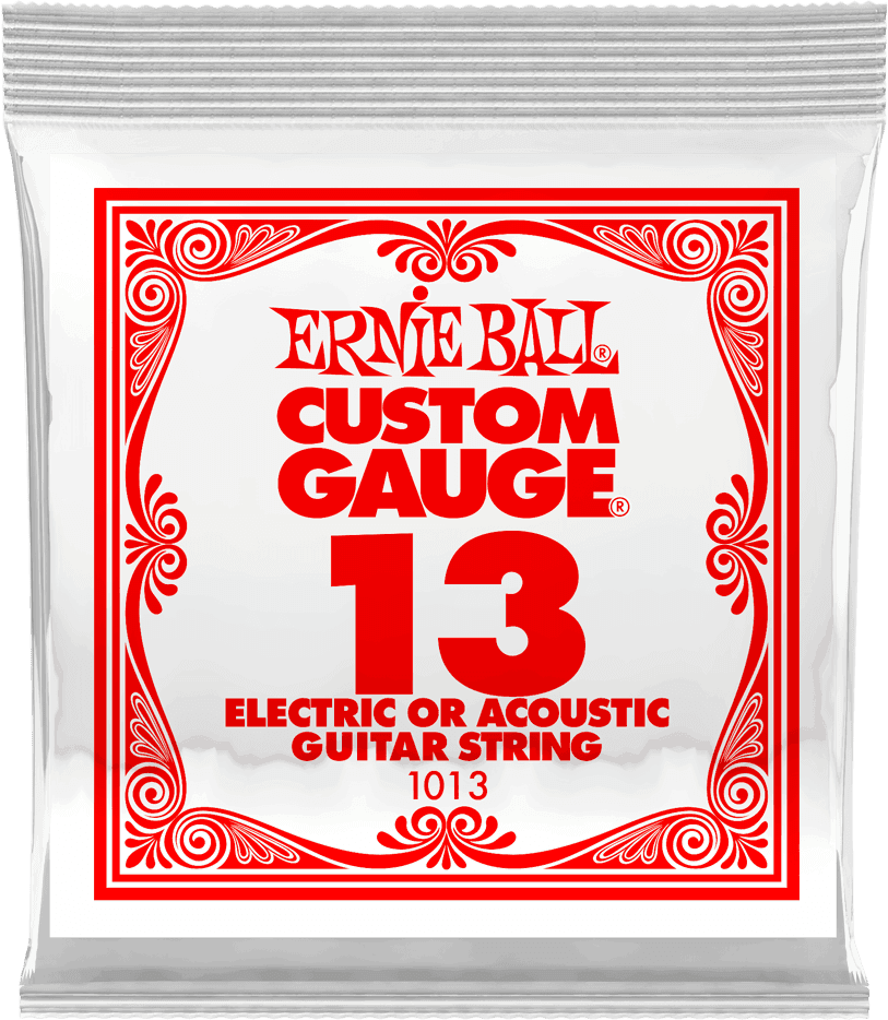 Ernie Ball Slinky Nickel Wound Elektrische Gitaarsnaar Plain Steel 013 6-pack