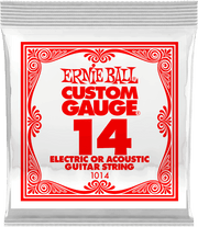 Ernie Ball Slinky Nickel Wound Elektrische Gitaarsnaar Plain Steel 014 6-pack