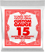 Ernie Ball Slinky Nickel Wound Elektrische Gitaarsnaar Plain Steel 015 6-pack