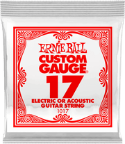 Ernie Ball Slinky Nickel Wound Elektrische Gitaarsnaar Plain Steel 017 6-pack