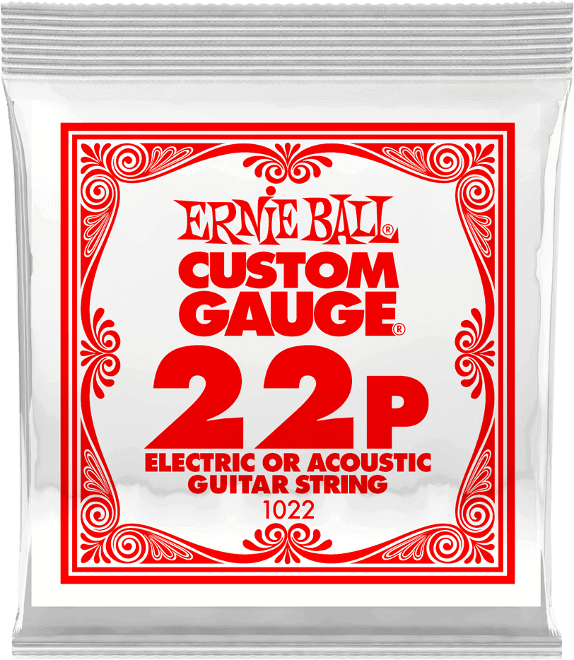 Ernie Ball Slinky Nickel Wound Elektrische Gitaarsnaar Plain Steel 022 6-pack