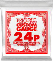 Ernie Ball Slinky Nickel Wound Elektrische Gitaarsnaar Plain Steel 024 6-pack