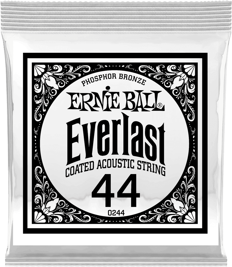 Ernie Ball Everlast Coated Phosphor Bronze Akoestische Gitaarsnaar Roundwound 044 6-pack