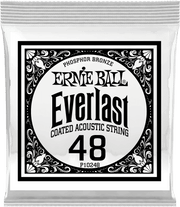 Ernie Ball Everlast Coated Phosphor Bronze Akoestische Gitaarsnaar Roundwound 048 6-pack
