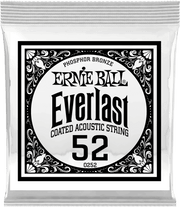 Ernie Ball Everlast Coated Phosphor Bronze Akoestische Gitaarsnaar Roundwound 052 6-pack